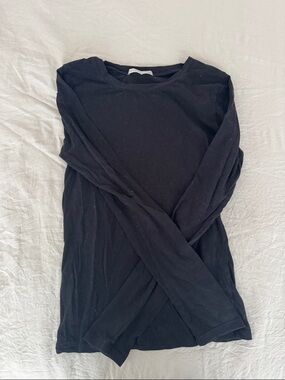 Amazon Basics Long Sleeve Black Top